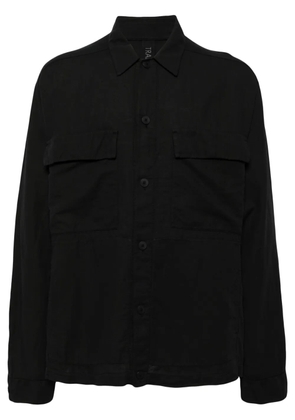 Transit long sleeves pocket shirt - Black