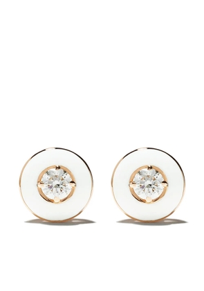 Selim Mouzannar 18kt rose gold diamond Mina earrings - Pink