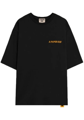 A Paper Kid logo-print t-shirt - Black