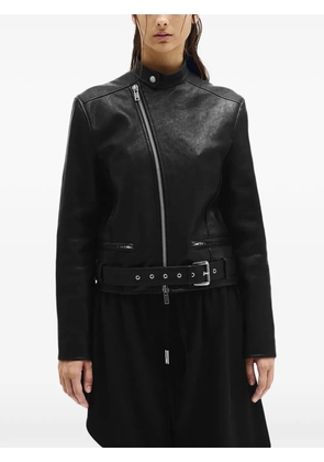 Ann Demeulemeester Ikra biker jacket - Black