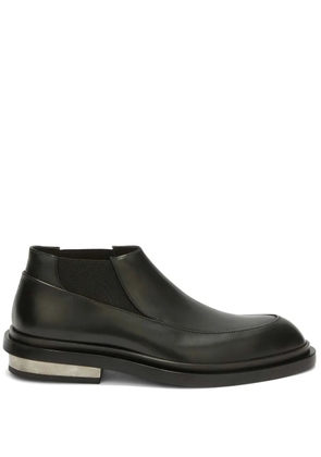 Jil Sander leather ankle boots - Black