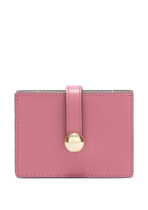 Furla leather strap cardholder - Pink