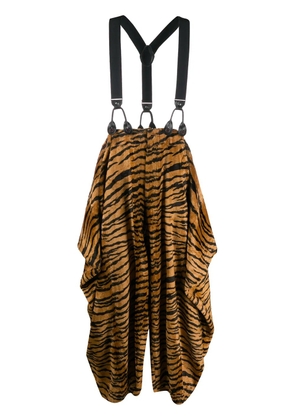 Jean Paul Gaultier Pre-Owned printed trousers - Brown