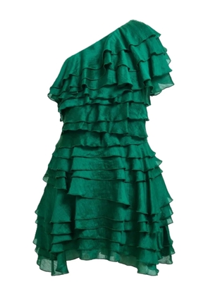 Aje Rosaline ruffled mini dress - Green