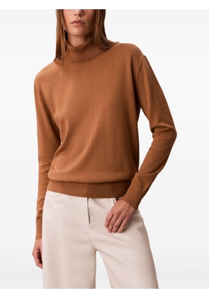 Calvin Klein roll-neck sweater - Brown