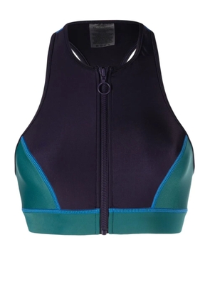 Duskii colour-block bikini top - Purple