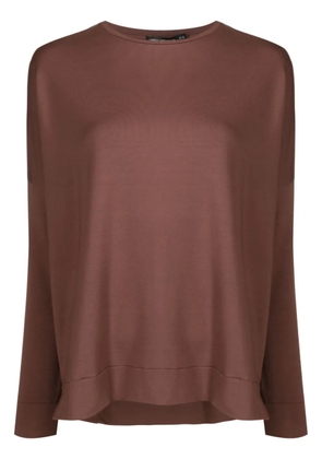 Lenny Niemeyer crew-neck long-sleeved sweatshirt - Brown