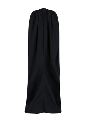 Duran Lantink draped neckline maxi dress - Black