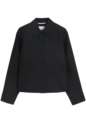 Jil Sander button-up shirt jacket - Black