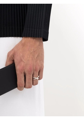 Shaun Leane rose thorn wide band ring - Silver