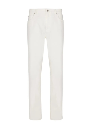 Balmain straight-leg cotton jeans - White