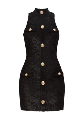 Balmain Baroque Bouclette mini dress - Black