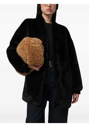 Apparis Jane single-breasted coat - Black