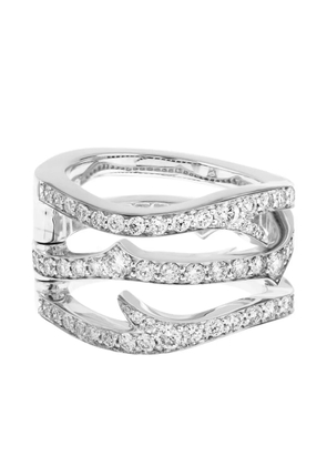 Stephen Webster 18kt white gold Thorn convertible diamond ring - Silver