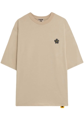 A Paper Kid logo-print t-shirt - Neutrals