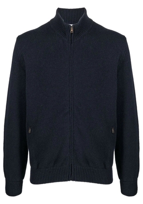 Boglioli zip-up cashmere jumper - Blue