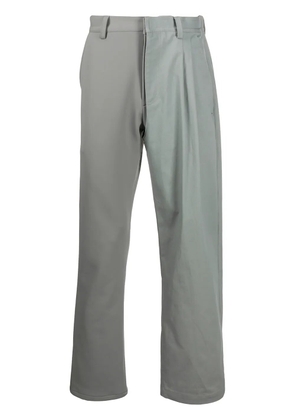 Xander Zhou straight leg tailored trousers - Grey