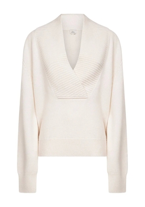 LouLou de Saison V-neck cashmere sweater - Neutrals