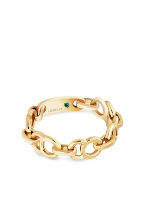 Courbet 18kt recycled yellow gold Celeste chain ring