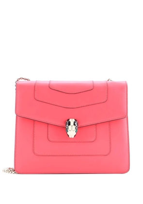 Bvlgari Pre-Owned Serpenti Forever Square Leather Medium shoulder bag - Pink