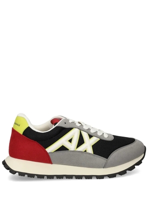 Armani Exchange mesh-panelled sneakers - Grey