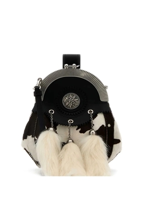 Prada calf-hair clutch bag - Black