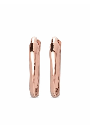Monica Vinader Ziggy huggie earrings - Pink