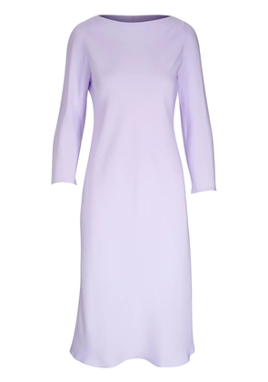 Peter Cohen silk midi dress - Purple