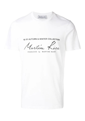 Martine Rose printed logo T-shirt - White