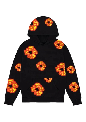 Denim Tears Offset Wreath printed hoodie - Black