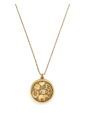 Jennifer Meyer 18kt yellow gold diamond Good Luck necklace