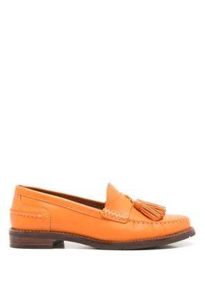 Sarah Chofakian Rive Droit tasseled loafers - Orange