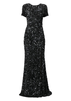 Rachel Gilbert Nixie sequin-embellished gown - Black