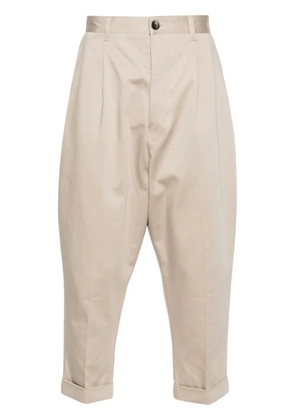 AMI Paris cropped trousers - Neutrals