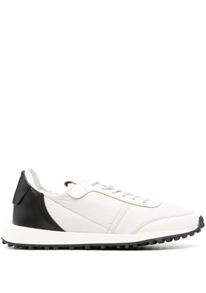 Buttero two-tone panelled sneakers - White