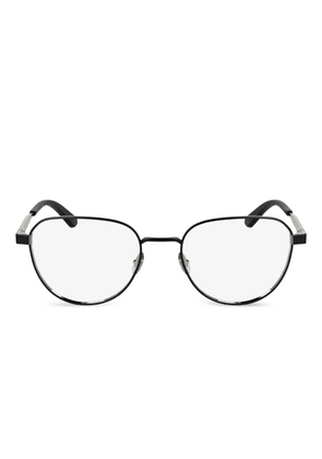 Calvin Klein geometric-frame glasses - Black