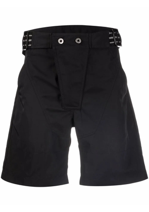 Qasimi Tahriir Motor bermuda shorts - Black