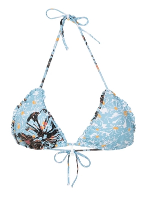 Clube Bossa Lieve floral-print bikini top - Blue
