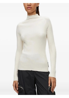 HUGO ribbed-knit jumper - White