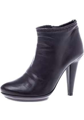 Bottega Veneta Pre-Owned 2023 115mm leather boots - Purple