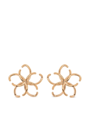 Oscar de la Renta large O Flower earrings - Gold
