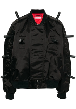 Walter Van Beirendonck Exoskeleton bomber jacket - Black