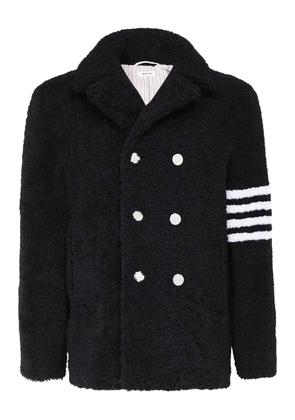 Thom Browne double-breasted coat - Black