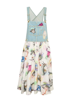 Kenzo Pre-Owned denim dungaree dress - Blue