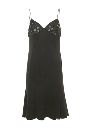 Armani Vintage sequin-embellished dress - Black