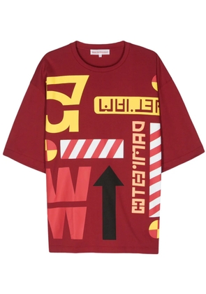 Walter Van Beirendonck 57 cotton T-shirt - Red