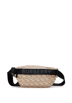 Burberry Pre-Owned 2018-2023 TB Monogram Nylon Sonny belt bag - Brown