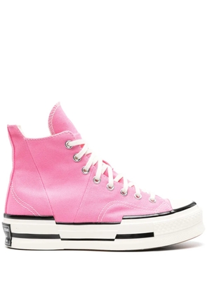 Converse Chuck 70 Plus high-top canvas sneakers - Pink