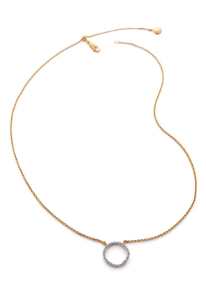 Monica Vinader Riva crystal-embellished necklace - Gold