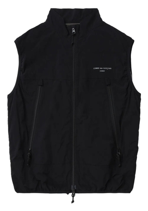 Comme des Garçons Homme logo-patch gilet - Black